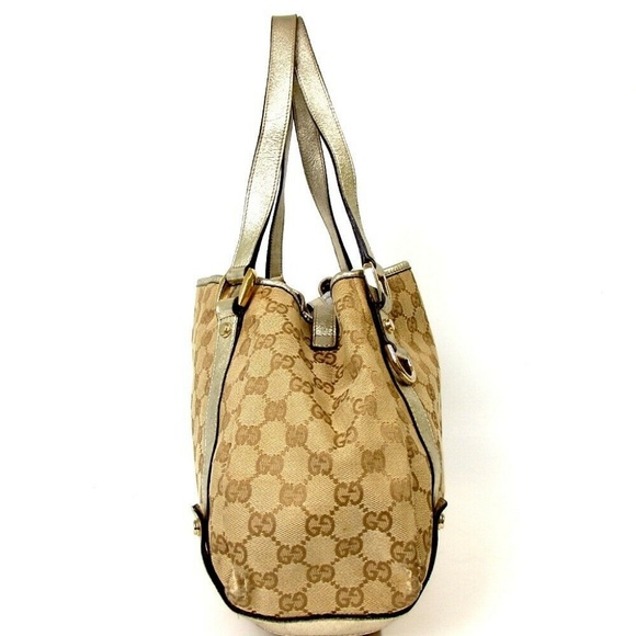 Auth Gucci Gg Canvas Tote Bag Canvas #382G263 - Picture 2 of 7